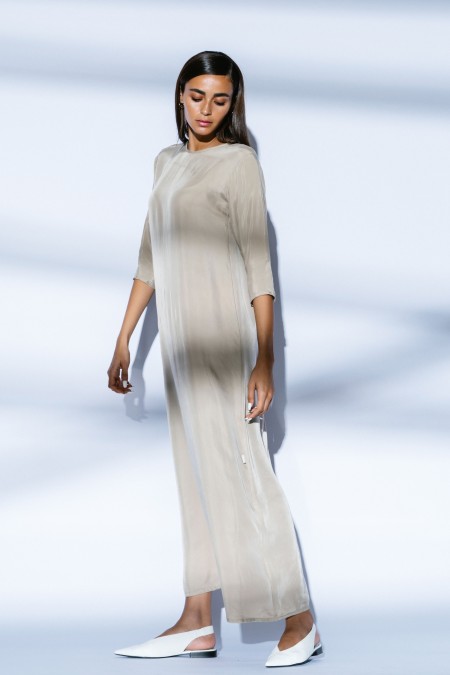 Washed-Silk Dress