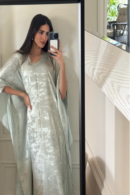 aqua moonlight kaftan