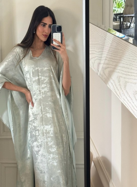 aqua moonlight kaftan